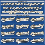 Maglia da baseball autentica oro-nera, blu, retrò, personalizzata Maglia da baseball autentica oro-nera, blu, retrò, personalizzata