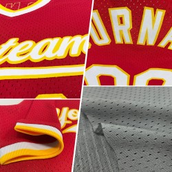 Maglia da baseball personalizzata retrò autentica grigia, verde acqua e bianco