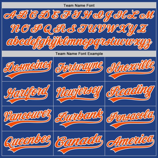 Maglia da baseball personalizzata autentica arancione-bianca Royal Throwback Maglia da baseball personalizzata autentica arancione-bianca Royal Throwback
