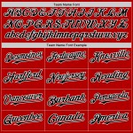 Maglia da baseball autentica, senza maniche, rossa, nera e bianca, personalizzata Maglia da baseball autentica, senza maniche, rossa, nera e bianca, personalizzata
