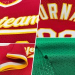 Maglia da baseball autentica verde bianca Kelly personalizzata retrò Maglia da baseball autentica verde bianca Kelly personalizzata retrò