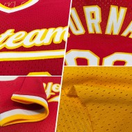 Maglia da baseball personalizzata retrò blu navy e bianca autentica color oro Maglia da baseball personalizzata retrò blu navy e bianca autentica color oro