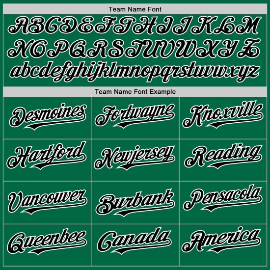 Maglia da baseball Kelly senza maniche nera e bianca personalizzata, verde Maglia da baseball Kelly senza maniche nera e bianca personalizzata, verde